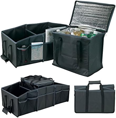 Bravo! Collapsible Trunk Organizer Removable Insulated Cooler
