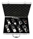 James Bond Corgi Exclusive And Limited Edtion Metal Attache Case (Incl. Lock) With 8 Different Corgi
