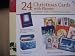 24 Christmas Cards with Planner and Decorative Card Organizer Box