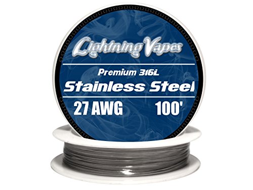LV Stainless Steel 316L Wire 27 AWG - 100'