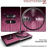 DJ Hero Skin Fire Pink fits Nintendo Wii DJ Heros (DJ HERO NOT INCLUDED)