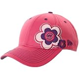 New Era Chicago Cubs Youth Girls Pink Blossom Adjustable Hat - Pink