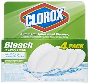 Clorox Automatic Toilet Bowl Cleaner,4 Count 14 Ounce