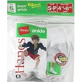 Hanes Boys Cushion Ankle Socks - 6 Pack