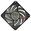 Scythe D1225C12B1AP-11, 0.015 A, Negro, Gris, 0.2 kg, 120 x 120 x 25 mm, 12V, 500 RPM