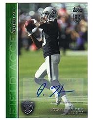 Trading Cards: 2015 Topps Field Access Autographs Green AUTO RC /50 #122 Josh Harper Raiders - Topps