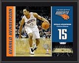 Gerald Henderson Sublimated 10x13 Plaque | Details: Charlotte Bobcats