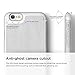 iPhone 6S Case, elago [Leather Flip][White/White] - [Card Slot][Screen Protection][Premium Hybrid Construction] – for iPhone 6/6S