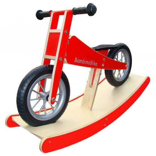 BambinoBike Training bike push bikes Children with rocker red