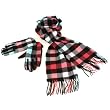 Softer than Cashmere? Scarf Gloves Set Plaid Pinks with Multiple Colors