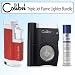 Colibri QTR415014 Tribeca II Triple Jet Flame Cigarette Lighter Bundle With Cigar Cutter Double Acti