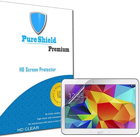 Pure Shield® [3-Pack] Premium Screen For Samsung Galaxy Tab 4 10.1, HD Clear Screen Protectors [3-Pack] Lifetime Warranty (Galaxy Tab 4 10, HD Clear)