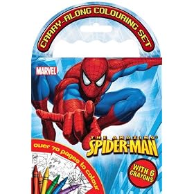 Spider-Man Carry Along Colouring Set