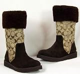 Coach Signature Kally Khaki Womens Boot