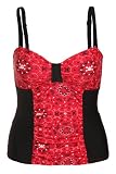 Torrid Plus Size Retro Chic By Torrid - Red Tankini Swim Top