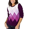 Merona&reg; Crewneck Argyle Sweater - Purple