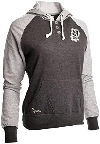 San Antonio Spurs Womens Overtime Madness Fleece Pullover Jacket (Gray) S