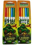 Teena Mutant Ninja Turtles 1 pack children's markers (Pack of 5pcs)