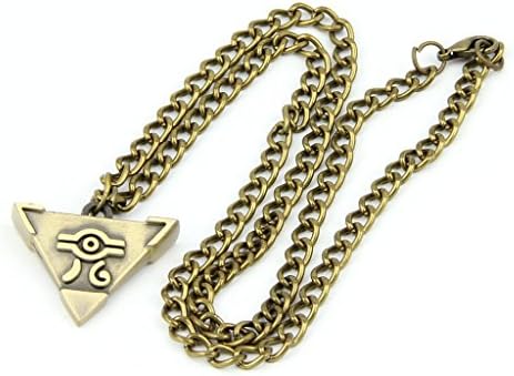Cos Cosplay Yu-Gi-Oh MUTO YUGI AIBO ATUM Yugioh Triangle Logo Pendant Necklace Chain