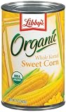 Libby's Organic Whole Kernel Sweet Corn, 15-Ounce  Cans (Pack of 12)