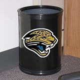 NFL Jacksonville Jaguars Black Team Wastebasket