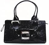 Guess Leilani E/W Satchel Black Crocodile Leather Ladies Handbag CR240831 516p3DXjAhL. SL160 Guess Leilani E/W Satchel Black Crocodile Leather Ladies Handbag CR240831