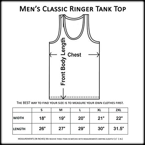 USA Flag Tank Top Men's Shirt Bald Eagle Pride: WHITE (Medium)