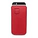 iPhone SE, 5s and 5 Case, Snugg Apple iPhone SE, 5s and 5 Red Leather Pouch Case [Card Slot] Apple iPhone SE, 5s and 5 Pouch Case Cover Executive Design