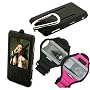 Tuff-Luv Slim&Lite Sony Walkman Sportspack in Schwarz (Silikonh�lle + Sprotarmband + Displayschutz) - NWZ-A820 / NWZ-A7XX Series (NWZ-A826 NWZA826 NWZ-A828 NWZA828 NWZ-A829 NWZA829)