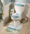 Lighthouse Decor Sailboat Toilet Cover & Bath Rug by Winston Brands