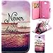 L70 Case,L70 Phone Case,Gift_Source LG Optimus L70 Wallet Case [Stand Feature] Magnetic Snap Case Wallet [Wallet S] Premium Wallet Case Flip Case Cover Skin for LG Optimus L70 Case -Never Stop Dreaming ,Sent Screen Protector + Stylus Pen