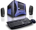 CybertronPC Q-Pack2 PCQP24000BLB, Blue, AMD Athlon 64 X2 4200+ (2.20GHz), 2GB, 250GB, DVD+-RW, nVidia GeForce 9600GT, 400 Watt Power Supply, Windows XP Pro, 1 Year Parts & Labor Warranty