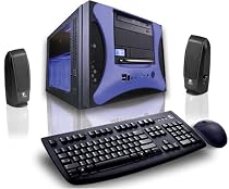 CybertronPC Q-Pack2 PCQP24000BL, Blue, AMD Athlon 64 X2 4200+ (2.20GHz), 2GB, 250GB, DVD+-RW, nVidia GeForce 9600GT, 400 Watt Power Supply, 1 Year Parts & Labor Warranty
