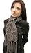Handmade Scarf - Mocha Poupourri with Cable Design (100% Knitted By Hand)