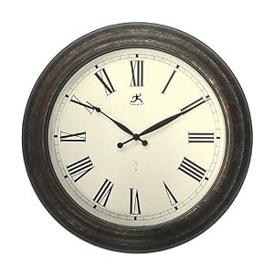 Black Radio Indoor/Outdoor Clock