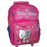 Hello Kitty Large rouleau Wheels Luggage sac à dos