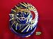 Mexican Glazed Ceramic Sun & Moon Jewelry Box Trinket Folk Art/ MEXICO Pottery [Vivrant Hand Painted Colors]