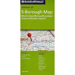 Rand McNally City Map New York City 5-Borough: Manhattan, Bronx, Brooklyn, Queens, Staten Island (Rand McNally Streets Of...)