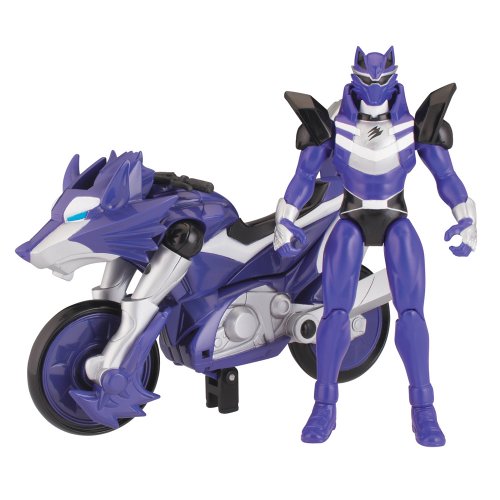 Power Ranger Jungle Fury Power Ranger Cycles with 5 Figure - Wolf Battle Bike