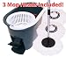 3 Mop Heads - Mega Cleaner 360 Degrees Spin Mop & Spin Dry Bucket (Original Patent, Made in Taiwan, Better Strength & Quality)