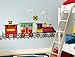 RoomMates RMK1391SLG All Aboard Peel & Stick Wall Decal MegaPack