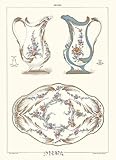 IMAGE OF Pitchers and Tray Finest LAMINATED Print Sevres -anon. Porcelain 11x15