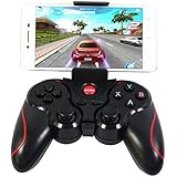 Sminiker&reg; Android Wireless Bluetooth Gamepad Game Controller for Iphone IOS Bluetooth Gamepad for Android and for Iphone IOS Platform 2.3 Cell Phone,smartphone,tablet,smart Box Android Tv BOX Fit