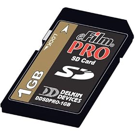 Delkin eFilm Pro - Flash memory card - 1 GB - SD by Delkin