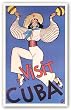 Visit Cuba by Conrado Massaguer 38"x24" Art Print Poster