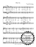Hide me SATB W/Pratice CD A Capella Choral Sheet Music.5 copies of song and 5 practice CD's included