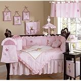 JoJo Designs 9-Piece Baby Crib Bedding Set - Fairy Tale Fairies Pink