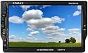 XOMAX XM-DTSB7009 Autoradio Moniceiver Bluetooth Freisprecheinrichtung 7"/ 18 cm LCD TFT Touchscreen Single DIN (DIN 1) codefree DVD CD Player USB SD mp3 AUX RDS inkl. Fernbedienung
