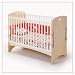 Bebe Crib - White/ Natural