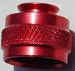 Red Aluminum Tank Thread Valve Protector